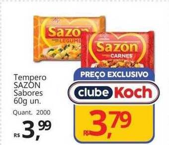 Supermercados Koch Tempero sazon sabores oferta