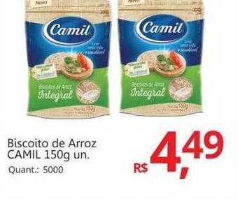Supermercados Koch Biscoito de arroz camil oferta