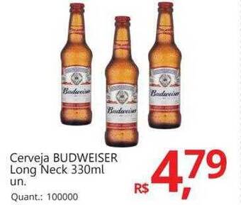 Supermercados Koch Cerveja budweiser long neck oferta