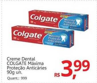 Supermercados Koch Creme dental colgate máxima proteção anticáries oferta