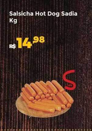 Villarreal Supermercados Salsicha hot dog sadia kg oferta