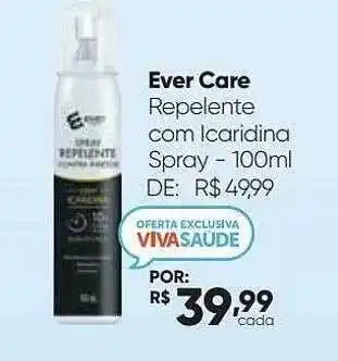 Drogaria São Paulo Ever care repelente com icaridina spray oferta