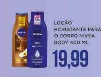 Loção hidratante para o corpo nivea body