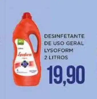 Apoio Mineiro Desinfetante de uxo geral lysoform oferta
