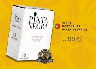 Empório Bahamas Vinho português pinta negra oferta