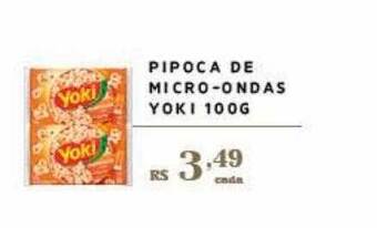Empório Bahamas Pipoca de micro-ondas yoki oferta
