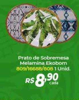 Atakarejo Prato de sobremesa melamina ekobom oferta