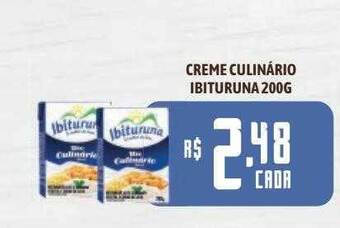 Bahamas Supermercados Creme culinario ibituruna oferta