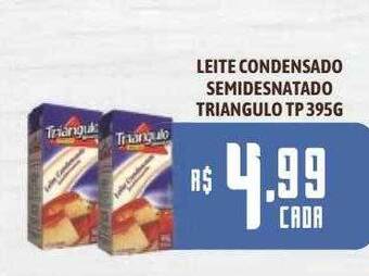 Bahamas Supermercados Leite condensado semidesnatado triangulo oferta