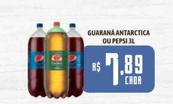 Guaraná antarctica ou pepsi