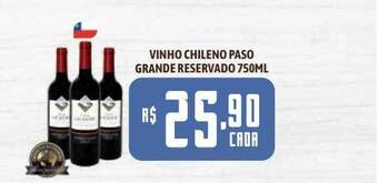 Bahamas Supermercados Vinho chileno paso grande reservado oferta