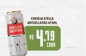 Bahamas Supermercados Cerveja stella artois latão oferta