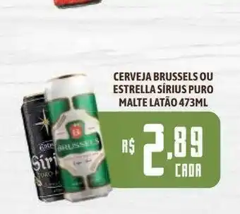Bahamas Supermercados Cerveja brussels ou estrella sirius puro malte oferta