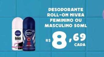 Bahamas Supermercados Desodorante roll-on nivea feminino ou masculino oferta