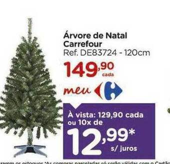 Árvore de natal carrefour