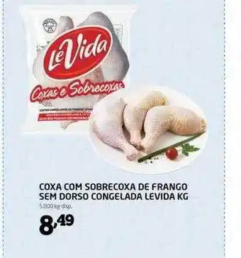 Cooper Coxa com sobrecoxa de frango sem dorso congelado levida kg oferta