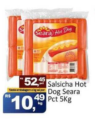 Rede Krill Salsicha hot dog seara oferta