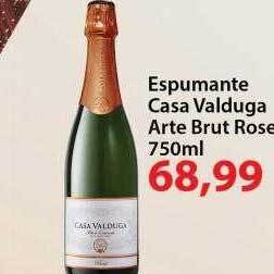 Espumante casa valduga arte brut rose