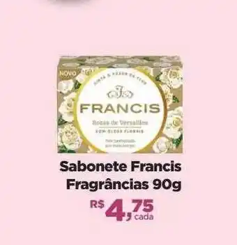 Farmácias Nissei Sabonete francis fragrâncias oferta