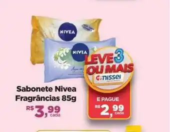 Farmácias Nissei Sabonete nivea fragrâncias oferta