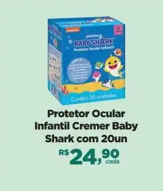 Farmácias Nissei Protetor ocular infantil cremer baby shark oferta