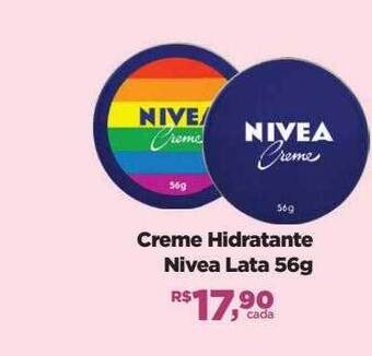 Farmácias Nissei Creme hidratante nivea lata oferta