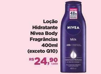 Farmácias Nissei Loção hidratante nivea body fragrâncias oferta