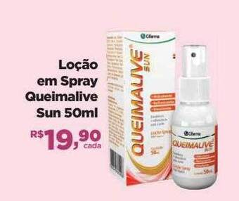 Loção em spray queimalive sun