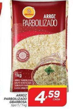 GBarbosa Arroz parboilizado gbarbosa tipo 1 / 1 kg oferta
