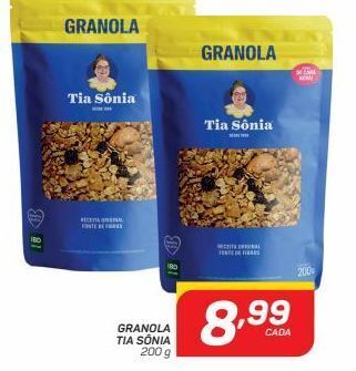 GBarbosa Granola tia sônia 200 g oferta