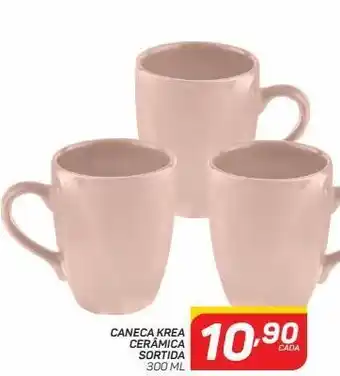 GBarbosa Caneca krea cerâmica sortida 300 ml oferta