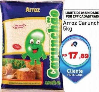 Tonin Superatacado Arroz carunchão 5kg oferta