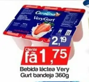 Supermercados Gricki Bebida Lactea Very Gurt bandeja 360g oferta