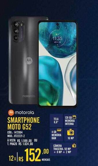 Zema Motorola smartphone moto g52 oferta