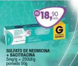 Sulfato de neomicina + bacitracina