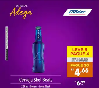 Supermercados Condor Cerveja skkol beats oferta