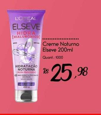 Giassi Supermercados Creme noturno elseve oferta