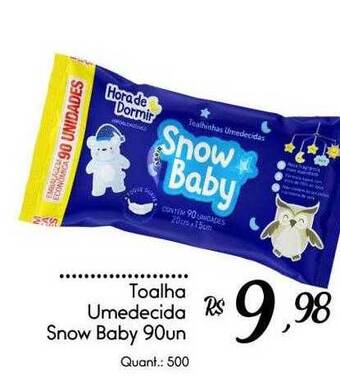 Giassi Supermercados Toalha umedecida snow baby oferta