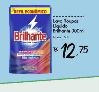 Giassi Supermercados Lava roupas líquido brilhante oferta