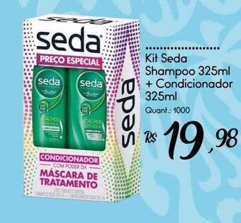 Giassi Supermercados Kit seda shampoo + condicionador oferta
