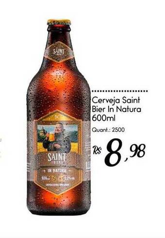 Giassi Supermercados Cerveja saint bier in natura oferta