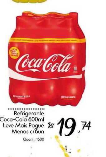 Giassi Supermercados Refrigerante coca-cola oferta