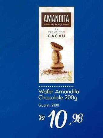 Giassi Supermercados Wafer amandita chocolate oferta