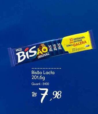 Giassi Supermercados Bisão lacta oferta