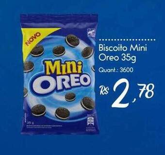 Giassi Supermercados Biscoito mini oreo oferta