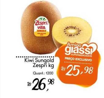 Giassi Supermercados Kiwi sungold zespri oferta