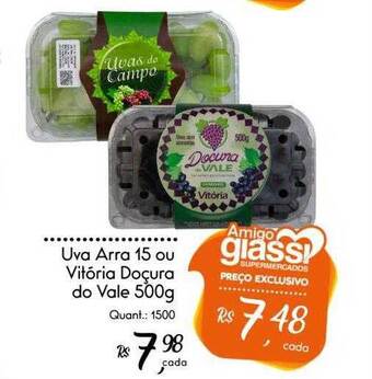 Giassi Supermercados Uva arra 15 ou vitória doçura do vale oferta