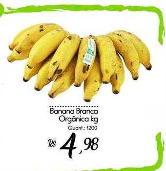 Giassi Supermercados Banana branca orgânica oferta