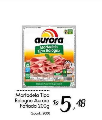 Giassi Supermercados Mortadela tipo bologna aurora fatiada oferta