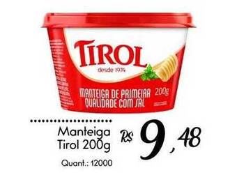 Giassi Supermercados Manteiga tirol oferta